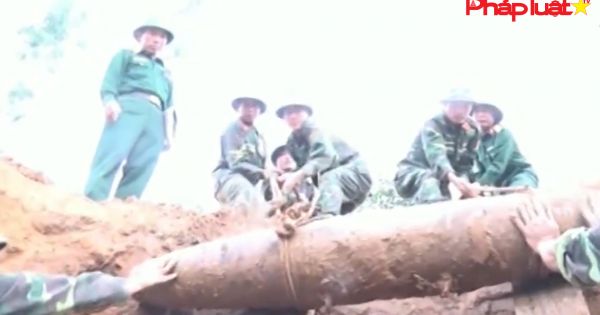 Phát hiện quả bom nặng 225 kg tại Phú Yên