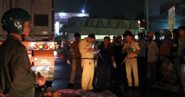 Xe tải va chạm xe máy, một người tử vong