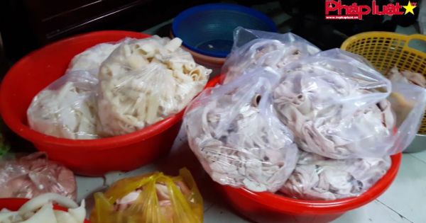 Rùng mình công nghệ chế biến bì heo