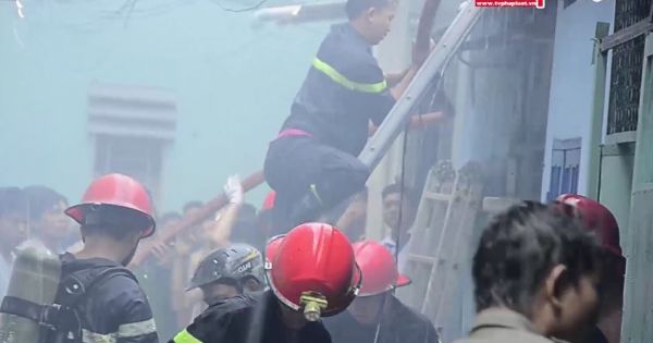 TP HCM: Cháy lớn tại khu phòng trọ công nhân