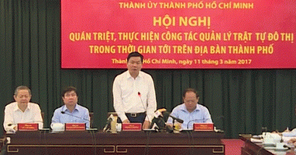 Bí thư Đinh La Thăng: Quản lý trật tự đô thị quyết liệt nhưng phải nhân văn