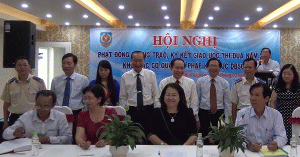 Khối cơ quan Tư pháp ĐBSCL ký kết giao ước thi đua 2017