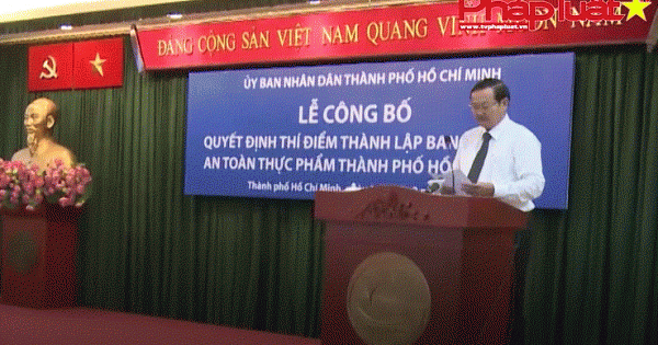 TPHCM thành lập Ban an toàn vệ sinh thực phẩm