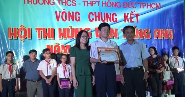 Chung kết thi hùng biện tiếng Anh trường Hồng Đức TPHCM