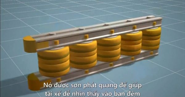 Dải phân cách con lăn giảm tai nạn giao thông