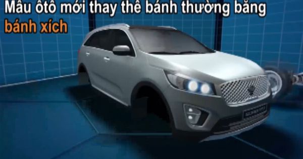 Ôtô bánh xích thách thức mọi địa hình