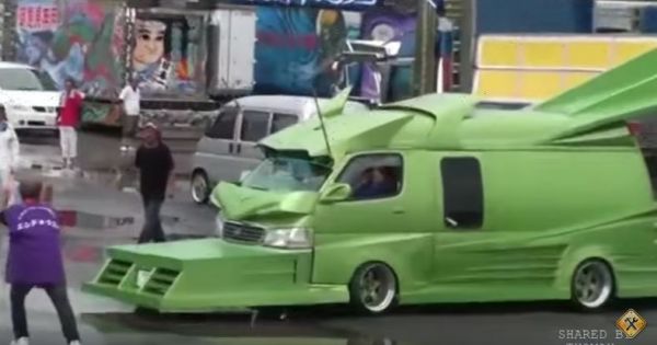 Xe độ như nhân vật hoạt hình trong phim của Nhật