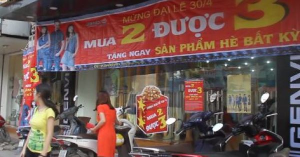 Thị trường thời trang sale mạnh dịp nghỉ lễ 30/4 và 1/5