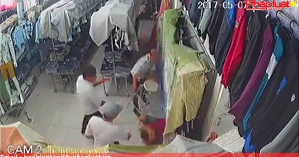 Nhóm côn đồ chém người trong cửa hàng quần áo ở Sài Gòn
