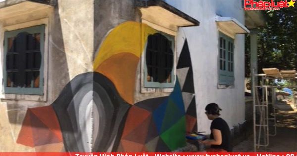 Quảng Ngãi: Xây dựng làng bích họa độc đáo ở Đảo Bé