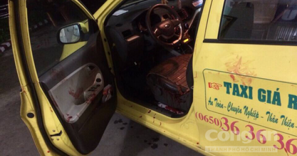 Côn đồ hung hãn trút mưa dao lên tài xế taxi cướp tài sản