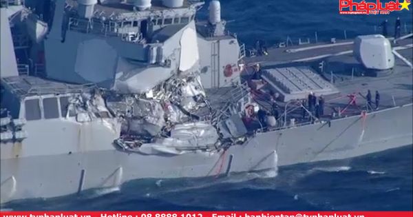 Thủy thủ Hoa Kỳ đoàn mất tích sau va chạm ngoài khơi Nhật Bản