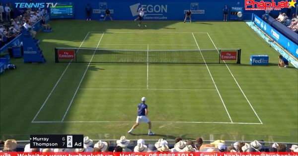 Andy Murray “bất bại” ngay vòng 1 Queen's Club