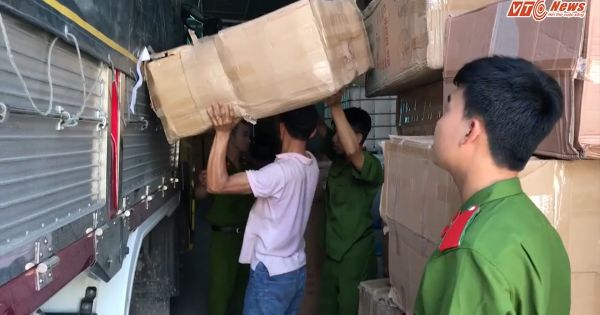 Thu giữ hàng nghìn đồ chơi trẻ em mang nhãn Trung Quốc đang trên đường đi tiêu thụ