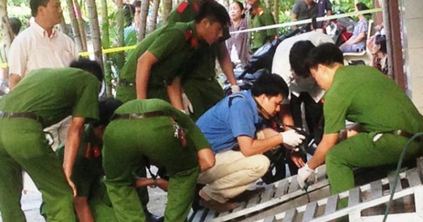 Nổ mìn trước nhà một doanh nghiệp vận tải