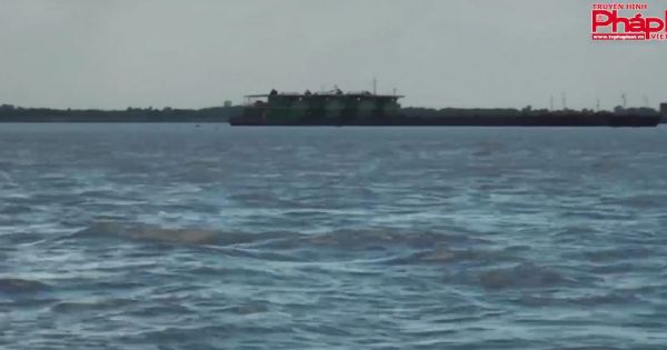 TPHCM: Bắt giữ 11 sà lan chở cát trái phép