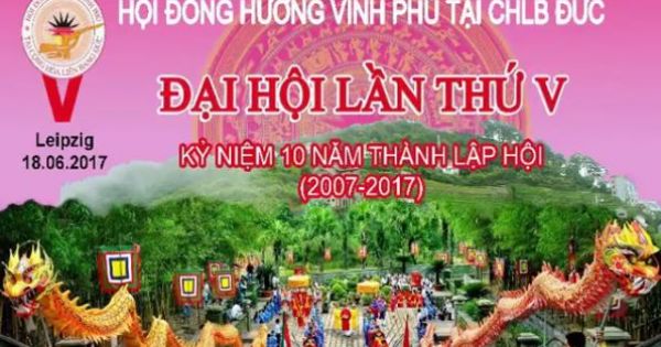 Đại hội lần thứ 5 Hội đồng hương Vĩnh Phú tại CHLB Đức