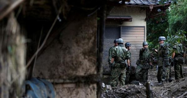 Lũ lụt ở Nhật Bản, số người thiệt mạng lên đến 25 người