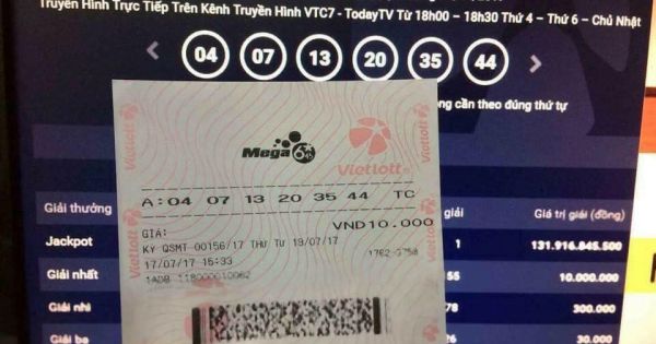 Dân mạng tranh nhau nhận trúng độc đắc hơn 131 tỷ đồng của Vietlott