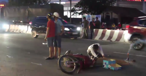 Xe nước ngoài dùng vải che biển số khi tông chết người