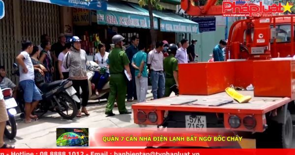 Quận 7 căn nhà điện lạnh bất ngờ bốc cháy