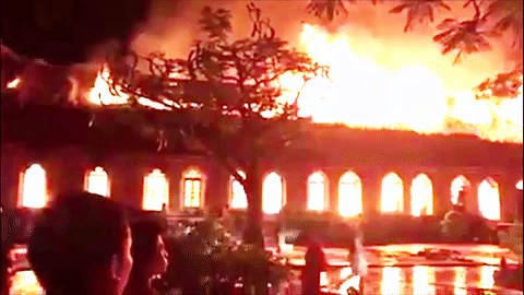 Hoả hoạn thiêu rụi thánh đường 130 tuổi tại Nam Định