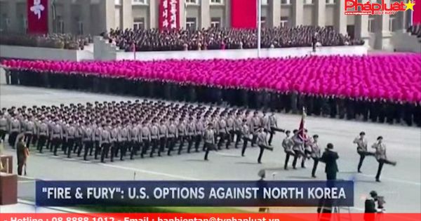 Tổng thống Trump sẽ đáp trả đe doạ của Triều Tiên bằng 'lửa và cuồng nộ'