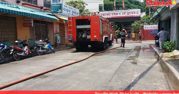 Hoả hoạn do chập điện tại Công ty Hoàng Thiên Phú