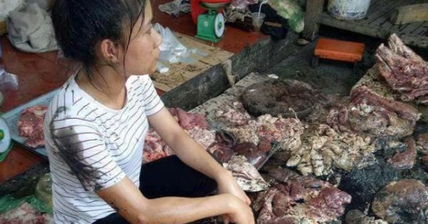 Hắt luyn vào người bán thịt lợn ở Hải Phòng, hai phụ nữ lĩnh án