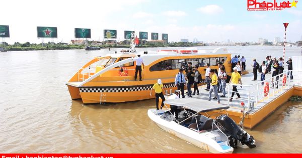 TPHCM: Chạy thử tuyến buýt đầu tiên trên sông