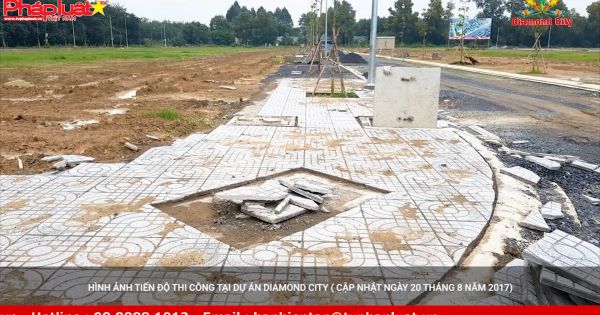 Dự án Diamond City: Đẩy nhanh tiến độ thi công trong mùa mưa