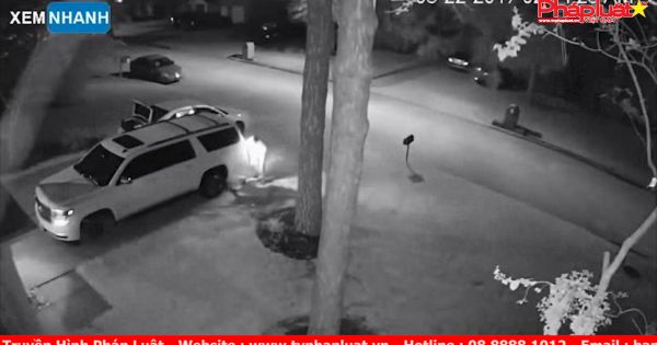 “Siêu trộm” vặt sạch 4 bánh ô tô trong nháy mắt dù có báo động
