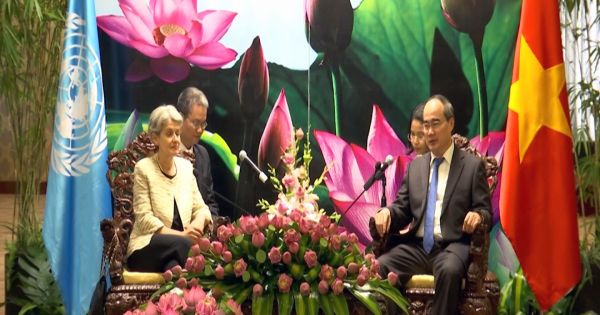 Bí thư Thành ủy TP HCM tiếp Tổng Giám đốc UNESCO