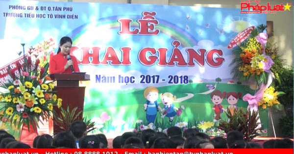 Trường tiểu học Tô Vĩnh Diện hân hoan chào đón năm học mới
