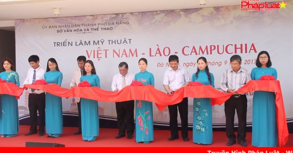 55 tác phẩm tham dự triển lãm Mỹ thuật Việt Nam, Lào, Campuchia