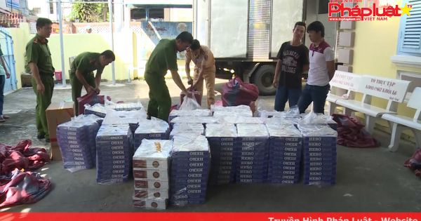 Kiên Giang – Bắt quả tang 02 đối tượng vận chuyển 13.000 báo thuốc lá ngoại nhập lậu