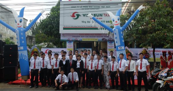 Khai trương 2 chi nhánh taxi Vinasun tại Quảng Ngãi và Thừa Thiên Huế