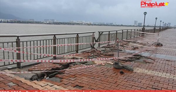 Đà Nẵng: Lo lắng bất an khi di chuyển qua bờ kè sạt lở