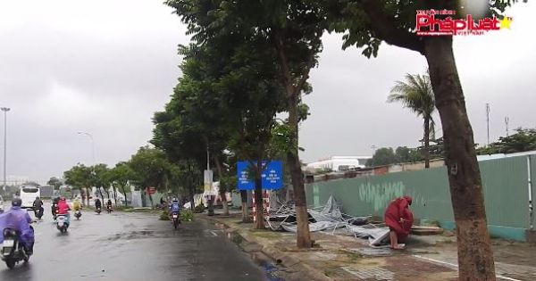 Bão Damrey càn quét Đà Nẵng trước thềm APEC