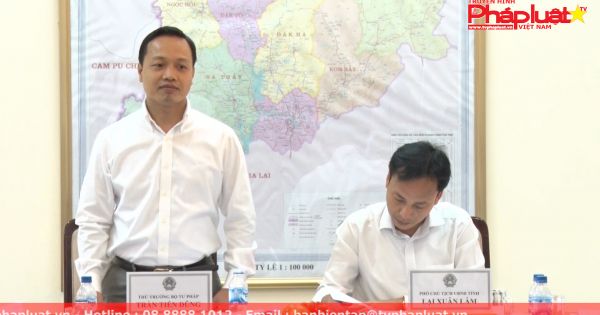 Thứ trưởng bộ Tư pháp Trần Tiến Dũng: “Lấy sự hài lòng của nhân dân, doanh nghiệp là mục tiêu làm việc”