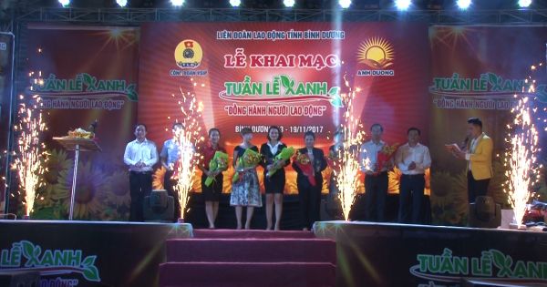 Bình Dương: Tuần lễ xanh - Đồng hành cùng người lao động 2017