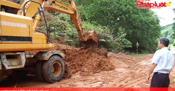 Quảng Ngãi: Quốc lộ 24C thông tuyến trở lại sau lũ