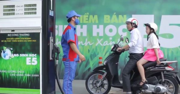 Xăng sinh học E5 thay thế hoàn bộ xăng Ron 92 từ năm 2018