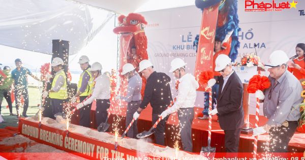 Công ty ALMA thực hiện Lễ Động Thổ khối biệt thự khu nghỉ dưỡng.