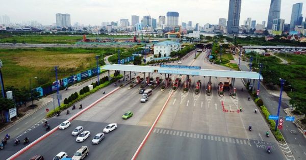 Đề nghị tháo dỡ trạm thu phí bỏ hoang ở hầm vượt sông Sài Gòn