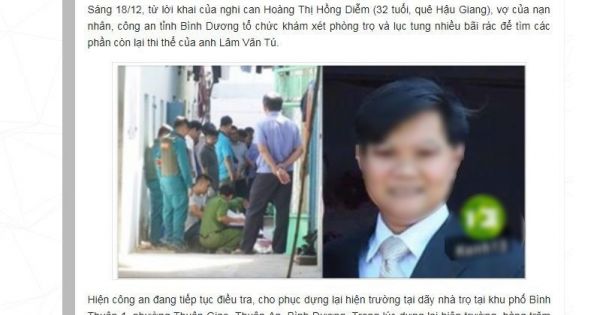 Hi hữu: Một viên chức bỗng dưng thành nạn nhân vụ vợ chặt đầu chồng