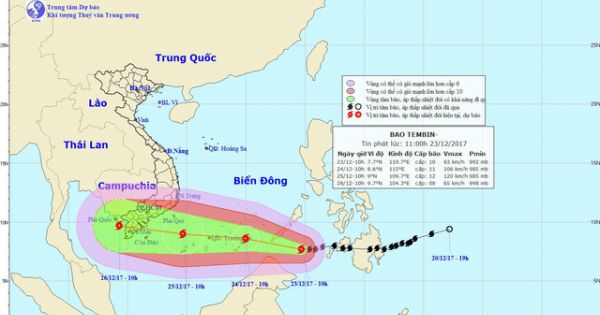 Điểm báo 24/12/2017: Bão cấp thảm họa đe dọa Nam Bộ