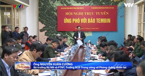 Tập trung kêu gọi tàu thuyền, di dân trước bão Tembin