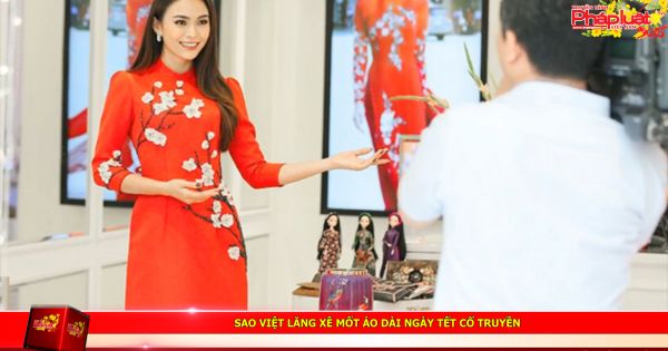 Sao Việt lăng xê Mốt Áo dài ngày Tết cổ truyền