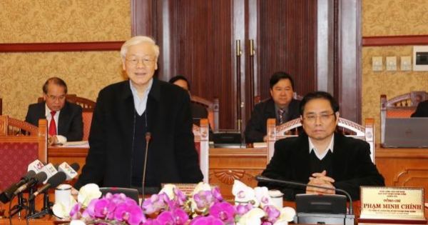 Ban Bí thư họp đánh giá thực hiện Chỉ thị 16 về tổ chức Tết Mậu Tuất